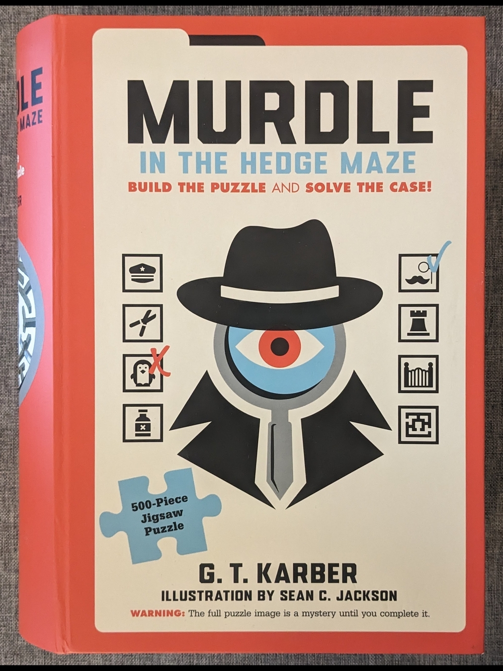 Murdle in the Hedge Maze | 500 Piece Jigsaw Puzzle by Chronicle Books